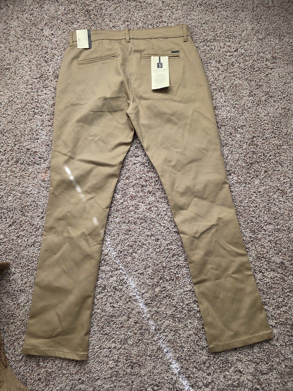 Men's Straight-Fit Chino Pants - Tan
